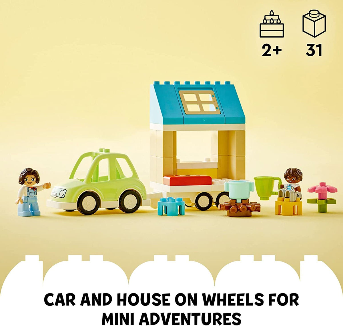 DUPLO 10986: Family House on Wheels