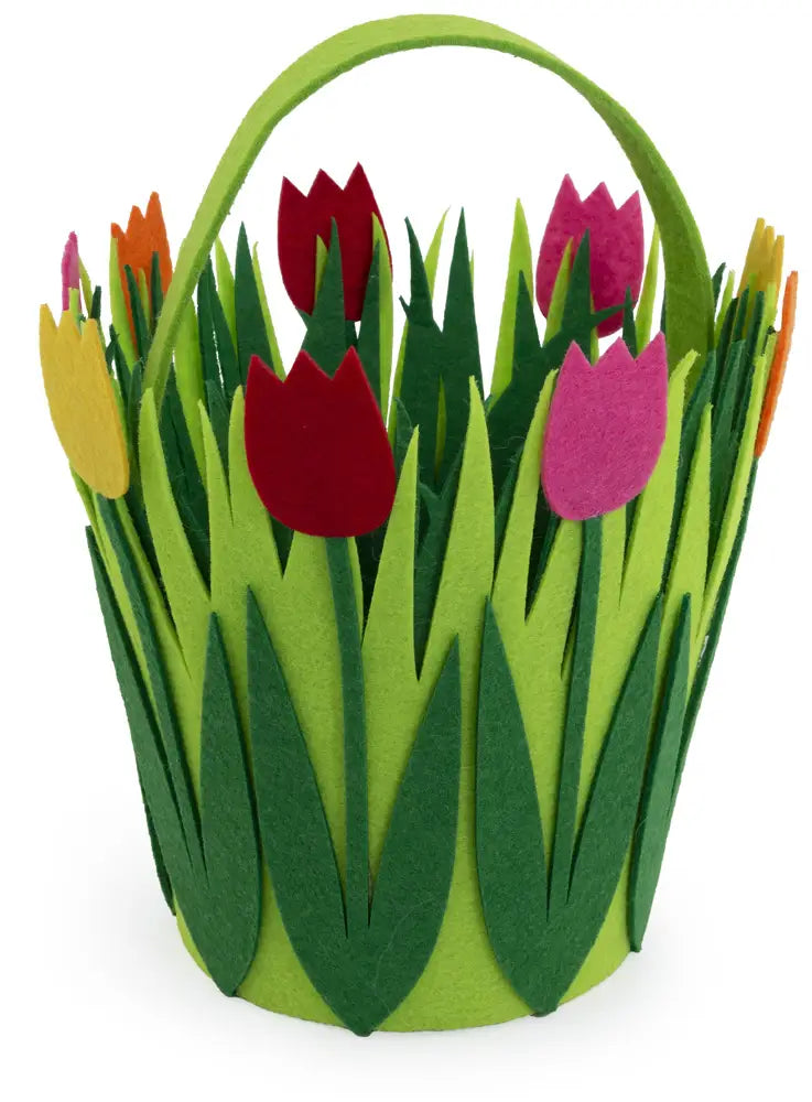 Tulip Felt Easter Basket