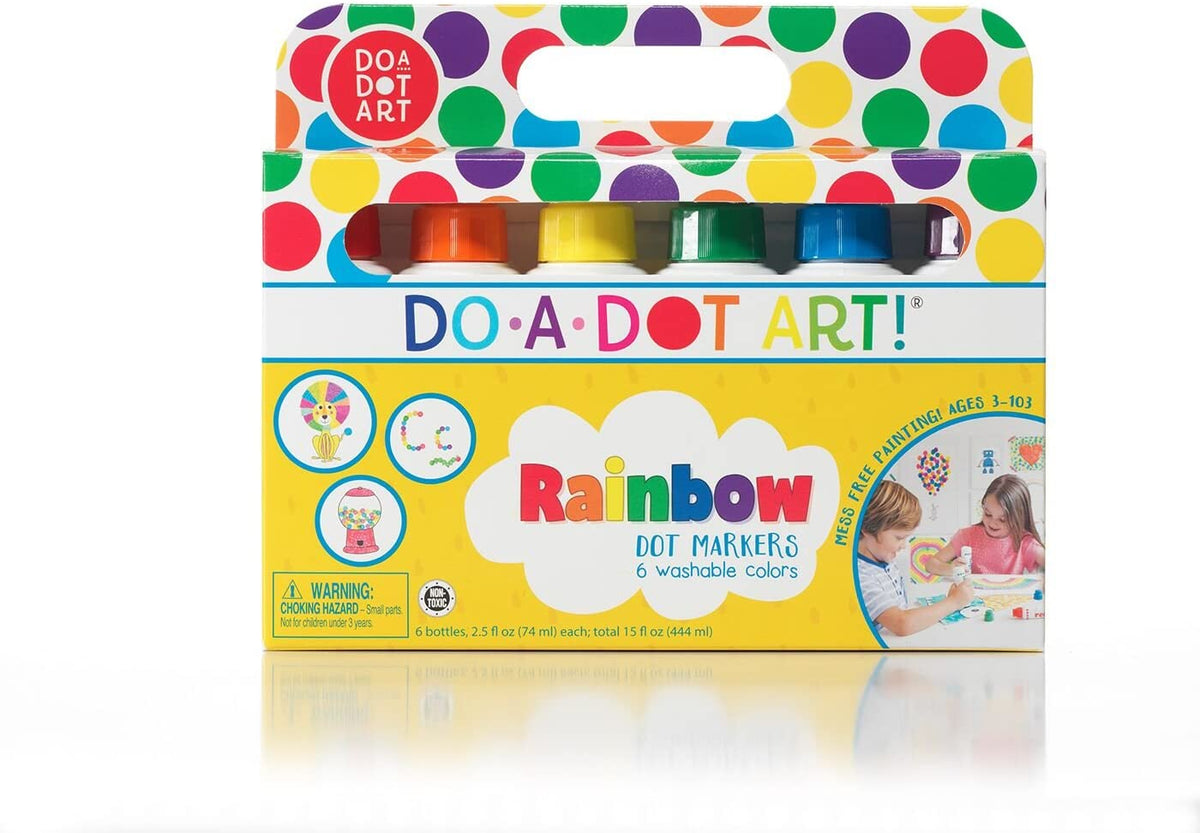 Do-A-Dot Markers 6-pk Rainbow [Washable]