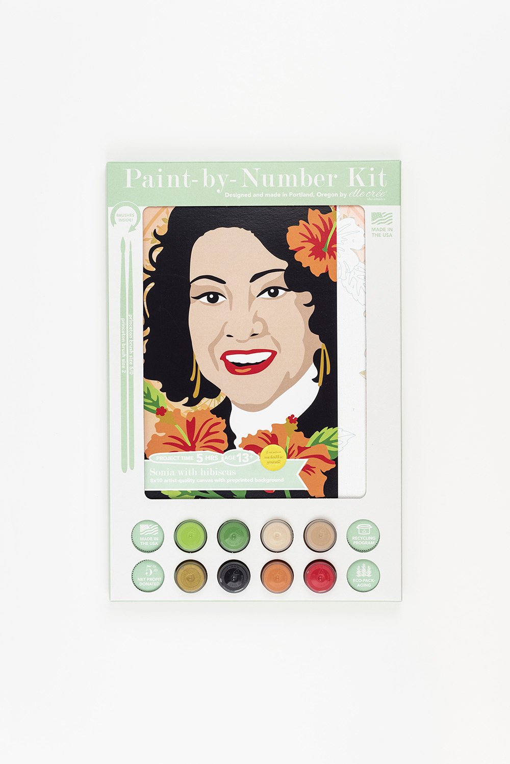 Mini Paint by Number - Sonya Sotomayor
