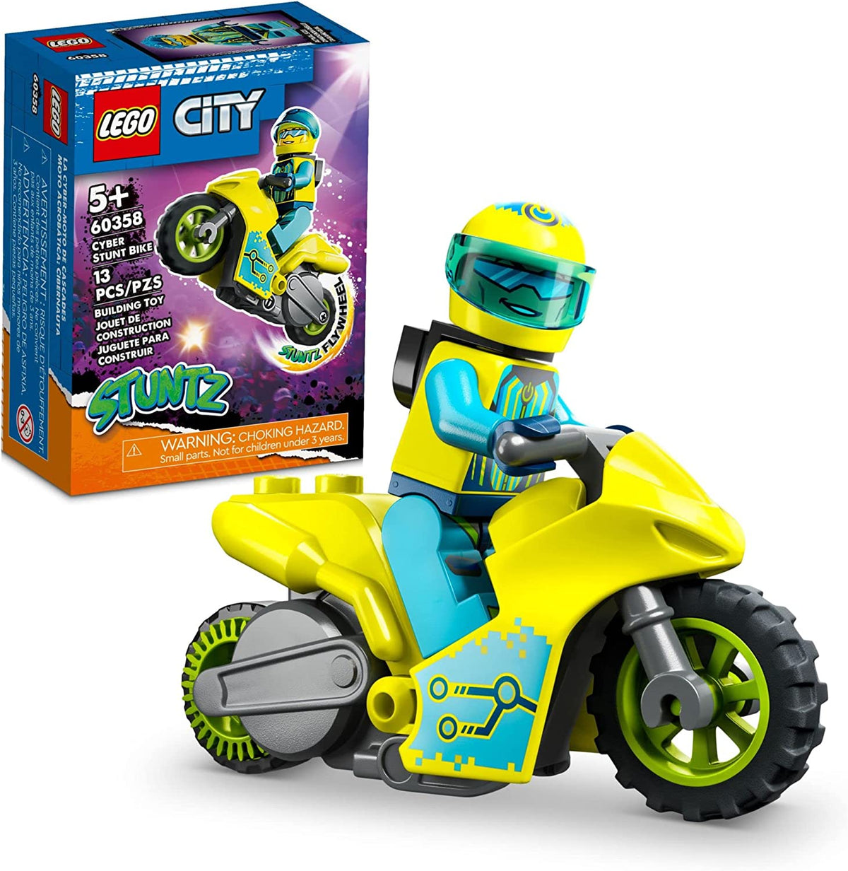 Lego 60358 City Cyber Stunt Bike