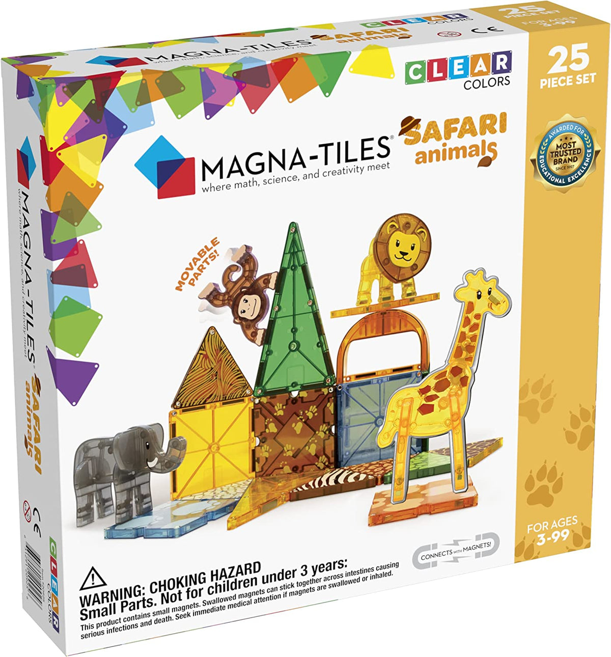Magna-Tiles Safari 25 Piece Set