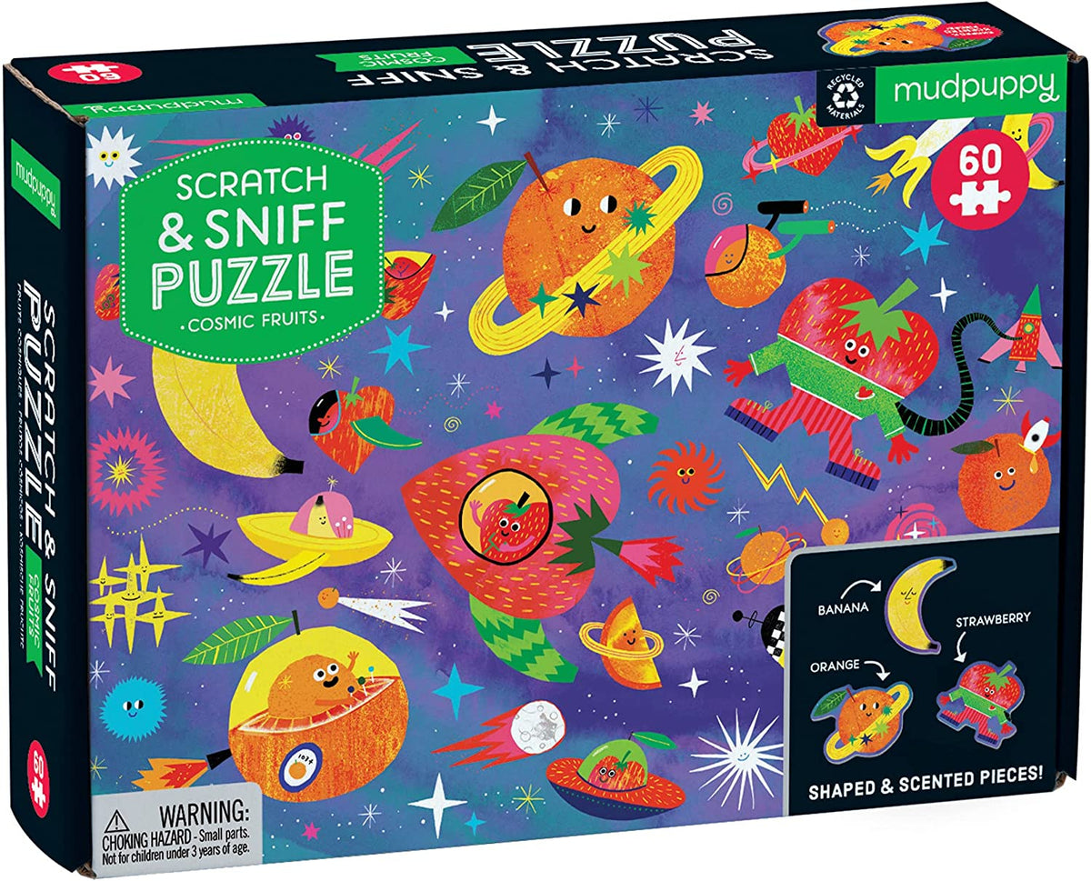 Scratch &amp; Sniff Puzzle Cosmic Fruits