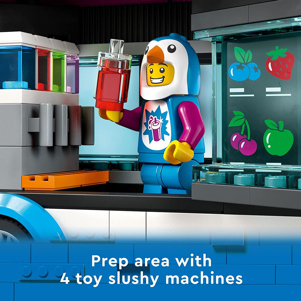 LEGO 60384 City Penguin Slushy Van