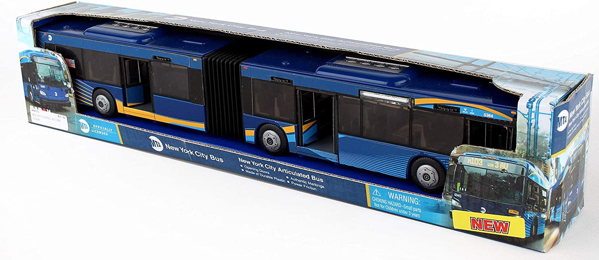 NYC Articulated Bus-Blue