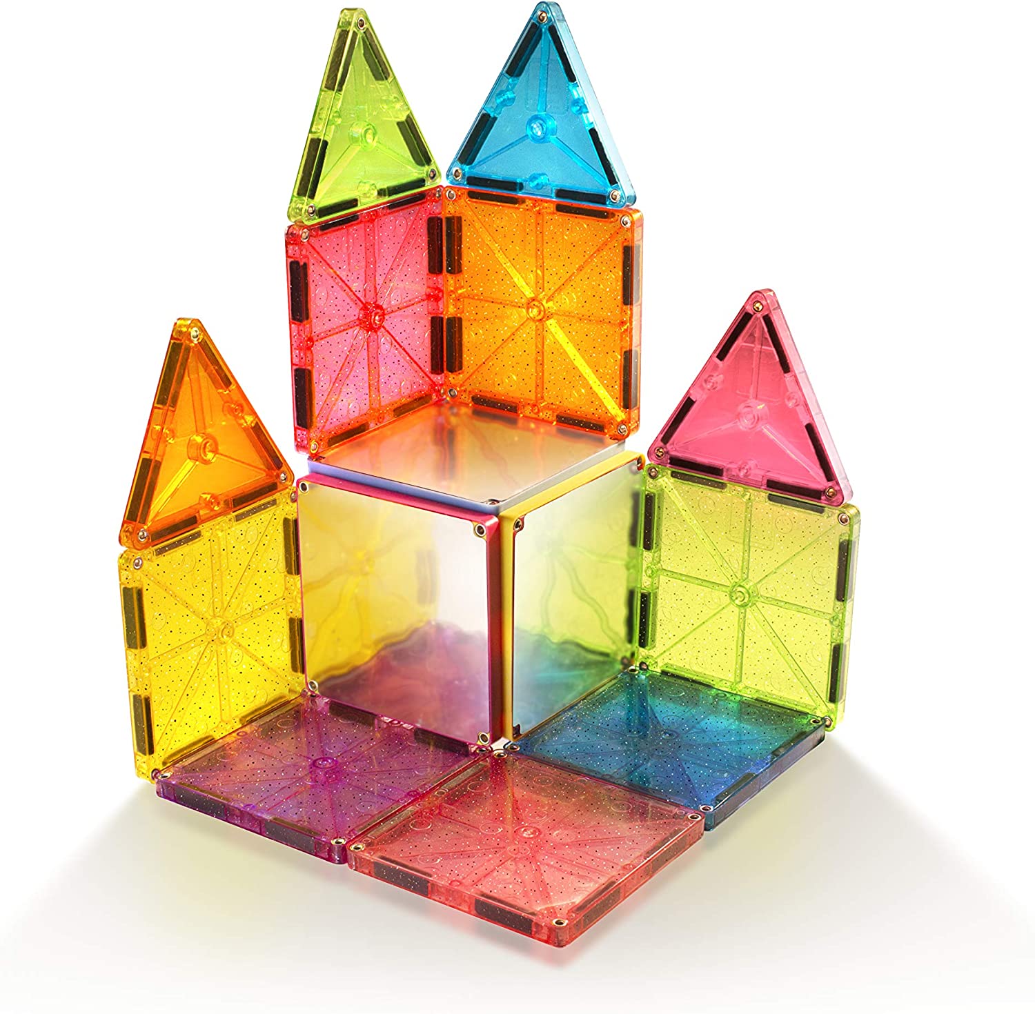 Magna Tiles Clear Colors 48Pc Set – Kidding Around NYC