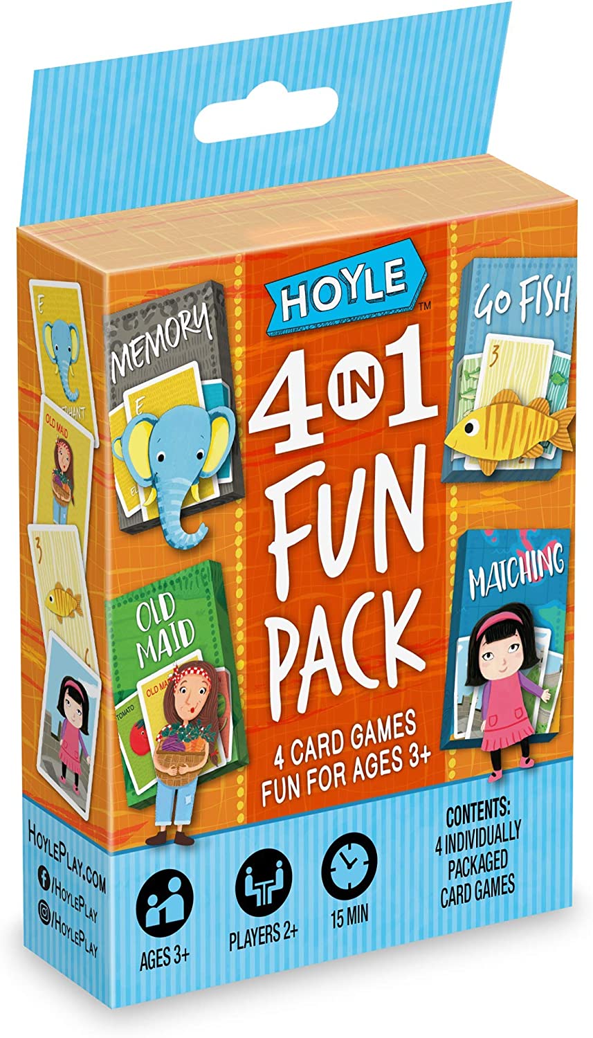 Child Card Games 4 in 1 Fun Pack