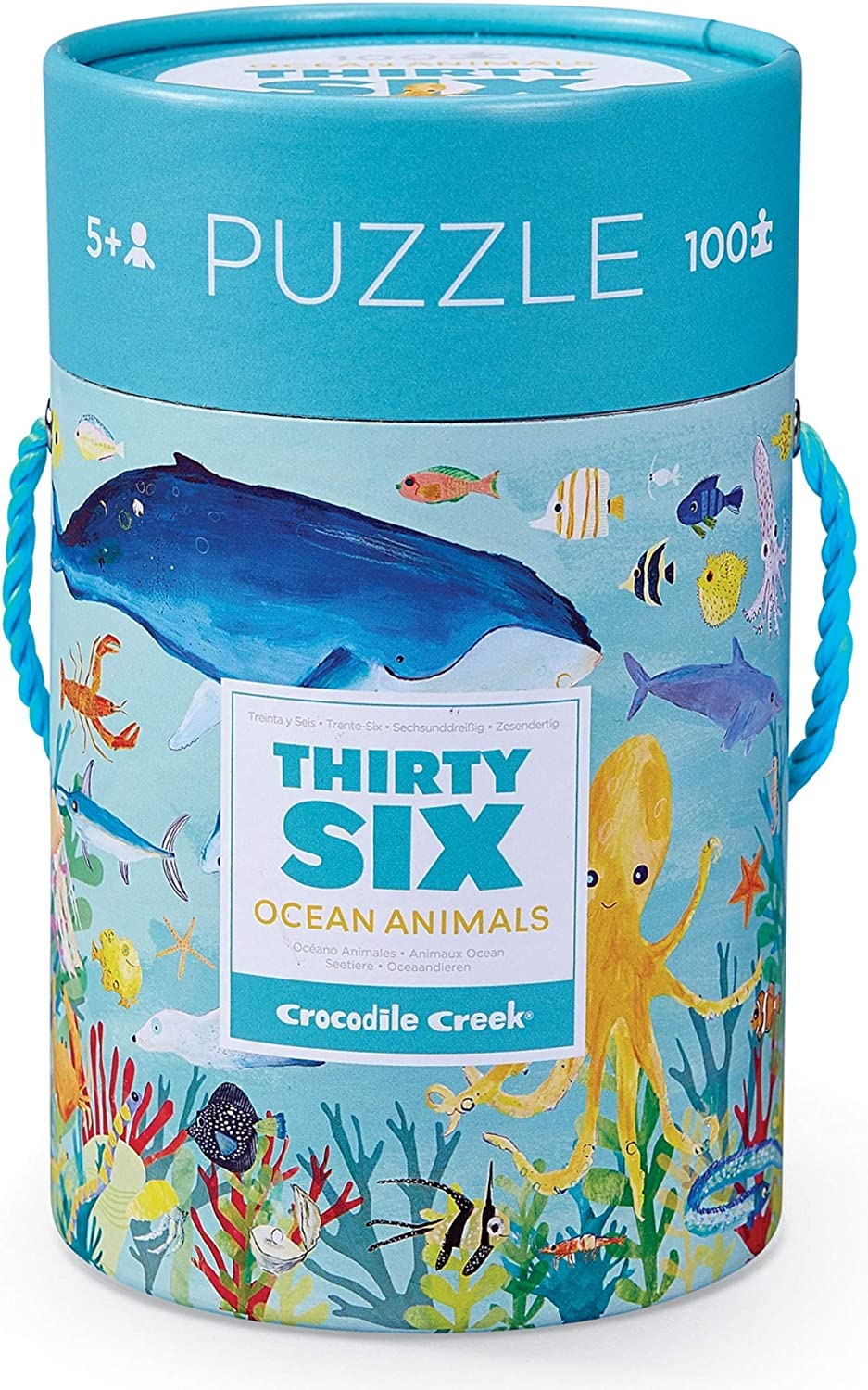 36 Ocean Animals 100 Piece Puzzle