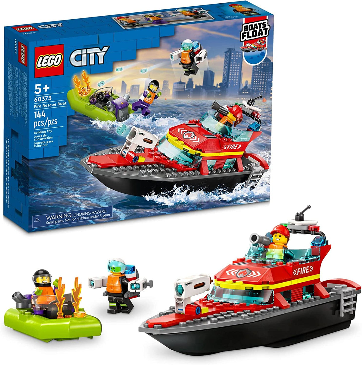 LEGO 60373 City Fire Rescue Boat