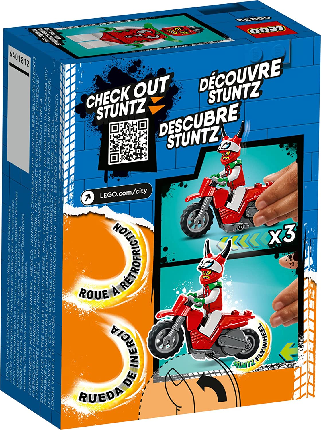 CITY 60332: Reckless Scorpion Stunt Bike
