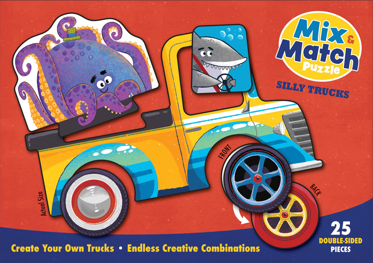 Mix &amp; Match Puzzle Silly Trucks