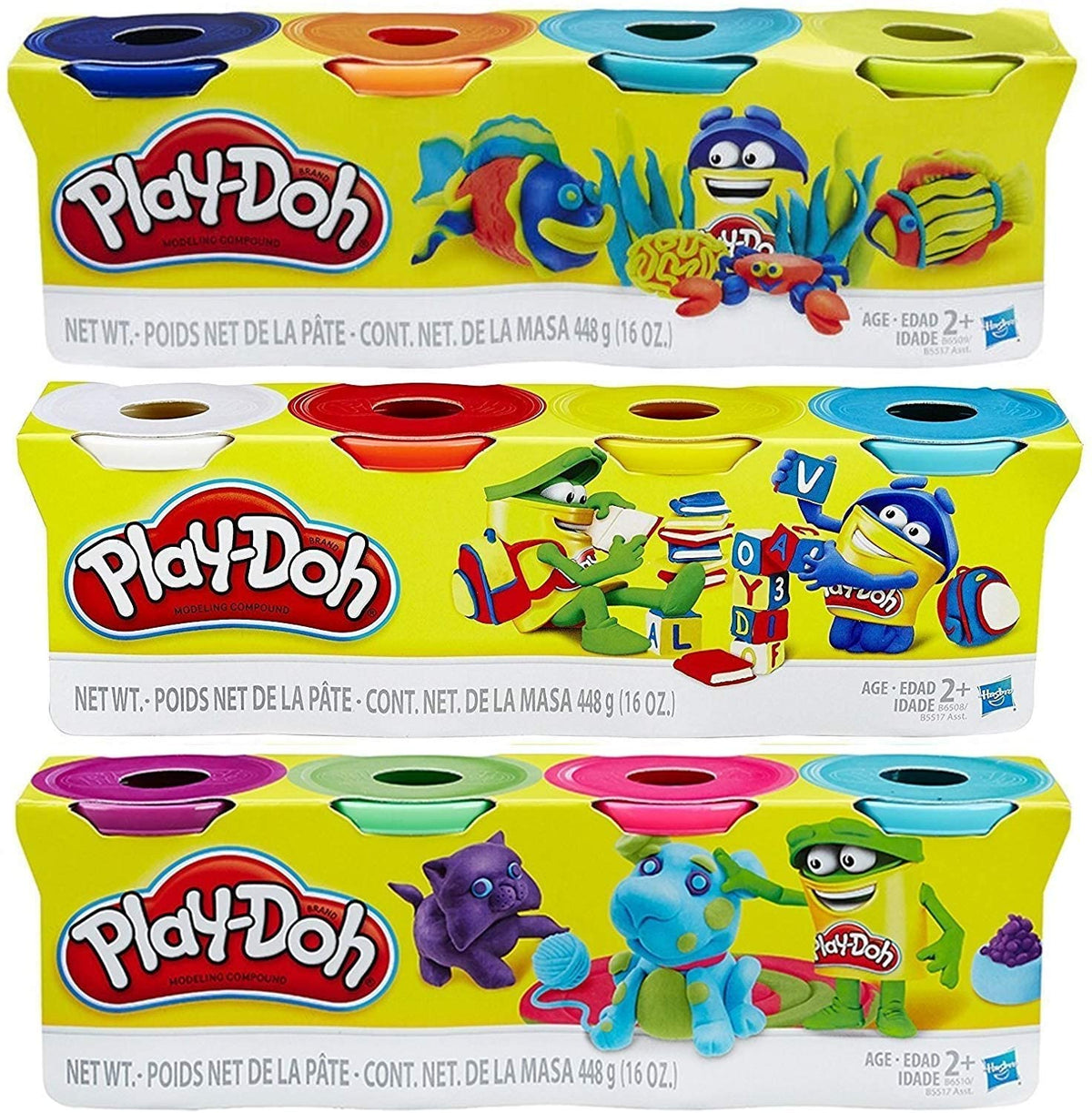 Playdoh Classic Color 4 pack assortment