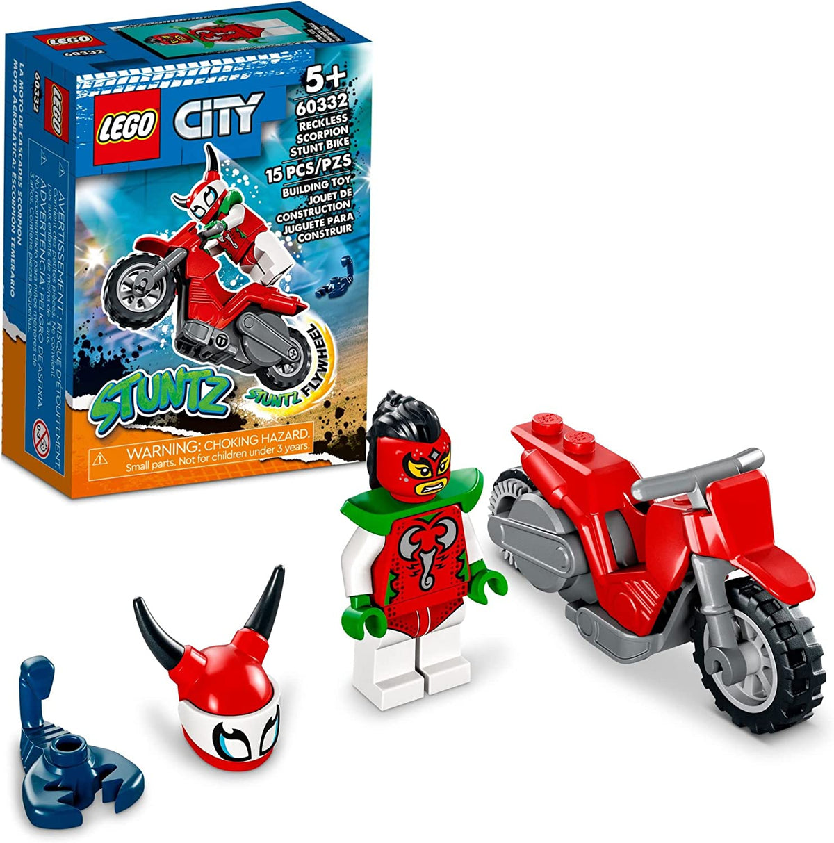 CITY 60332: Reckless Scorpion Stunt Bike