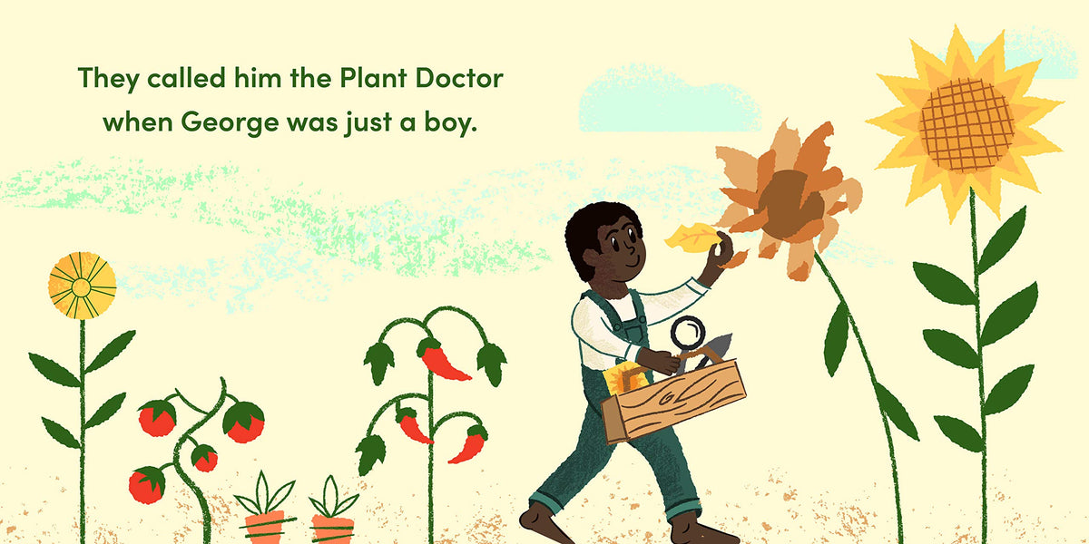 George Washington Carver Loved Plants board book from Little Naturalists