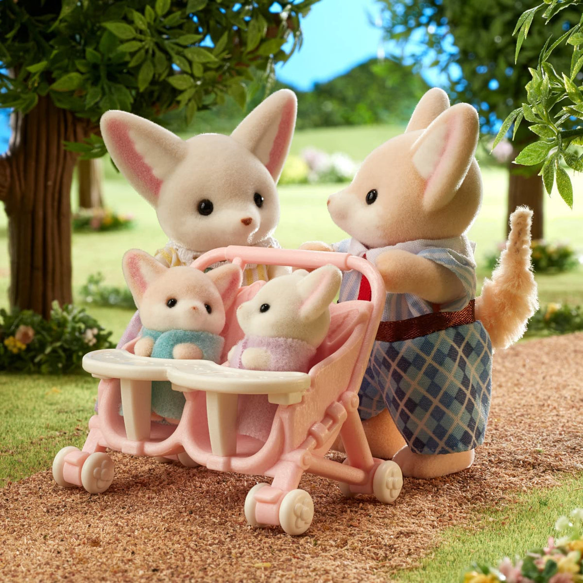 Calico Critters Fennee Fox Family