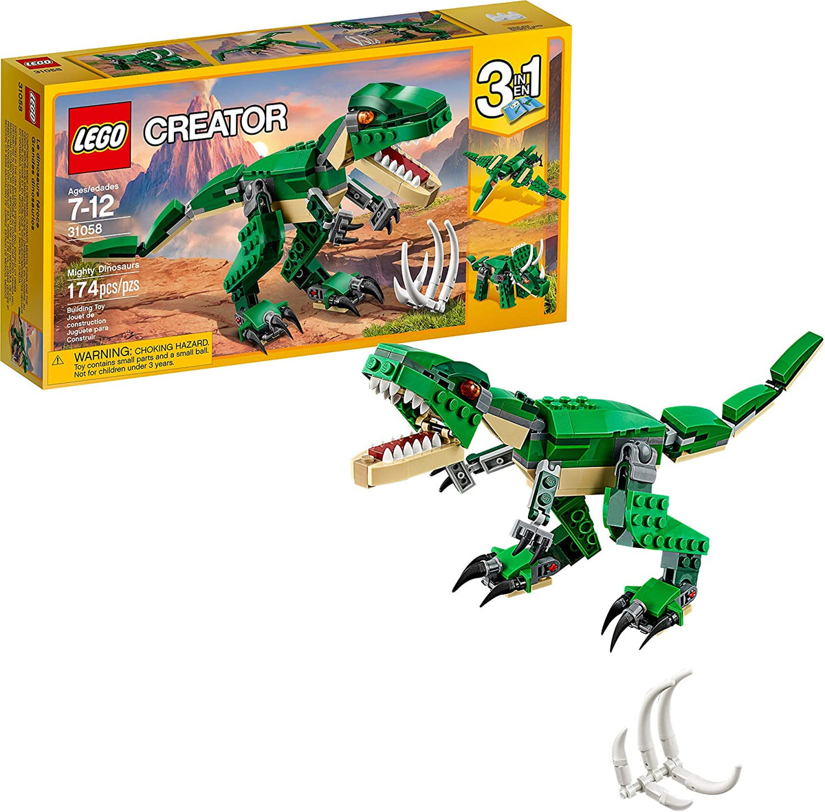 LEGO Creator 31058 3-in-1 Mighty Dinosaurs