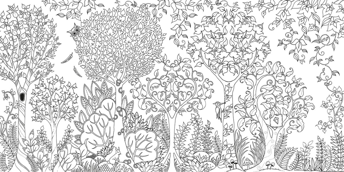 Enchanted Forest Coloring Book