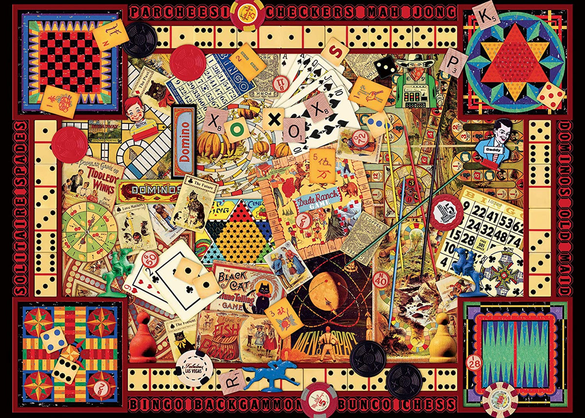Vintage Games 1000 Piece Puzzle
