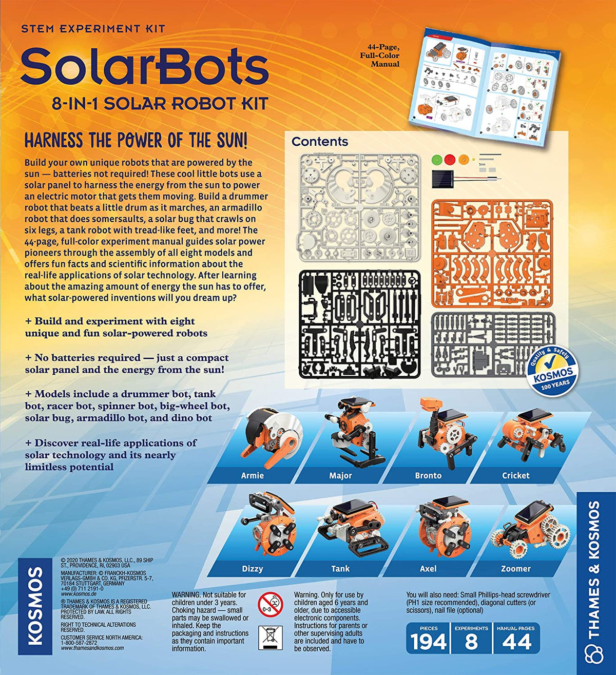 Solar Bots Kit 8-in-1