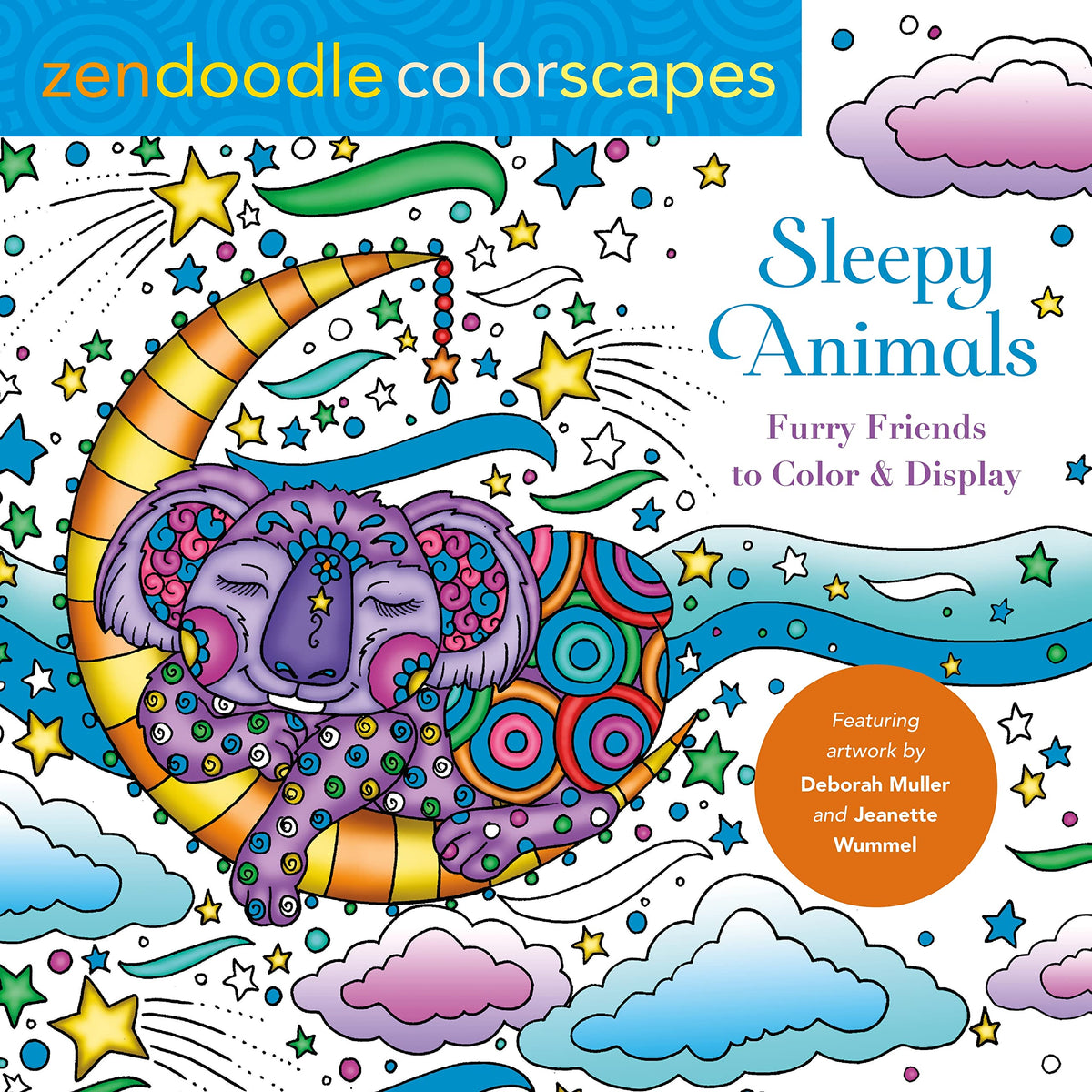 Zendoodle Colorscapes Sleepy Animals
