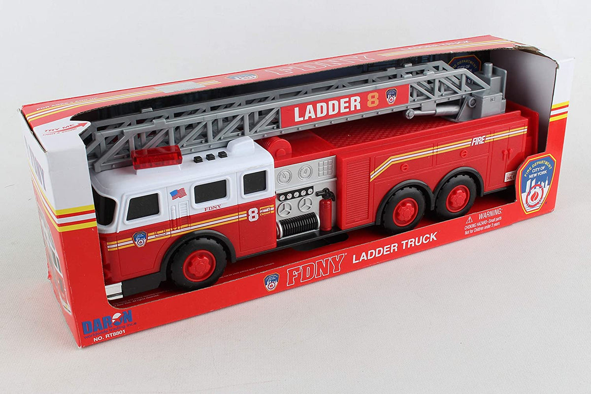 FDNY Ladder Fire Truck with Lights and Sound