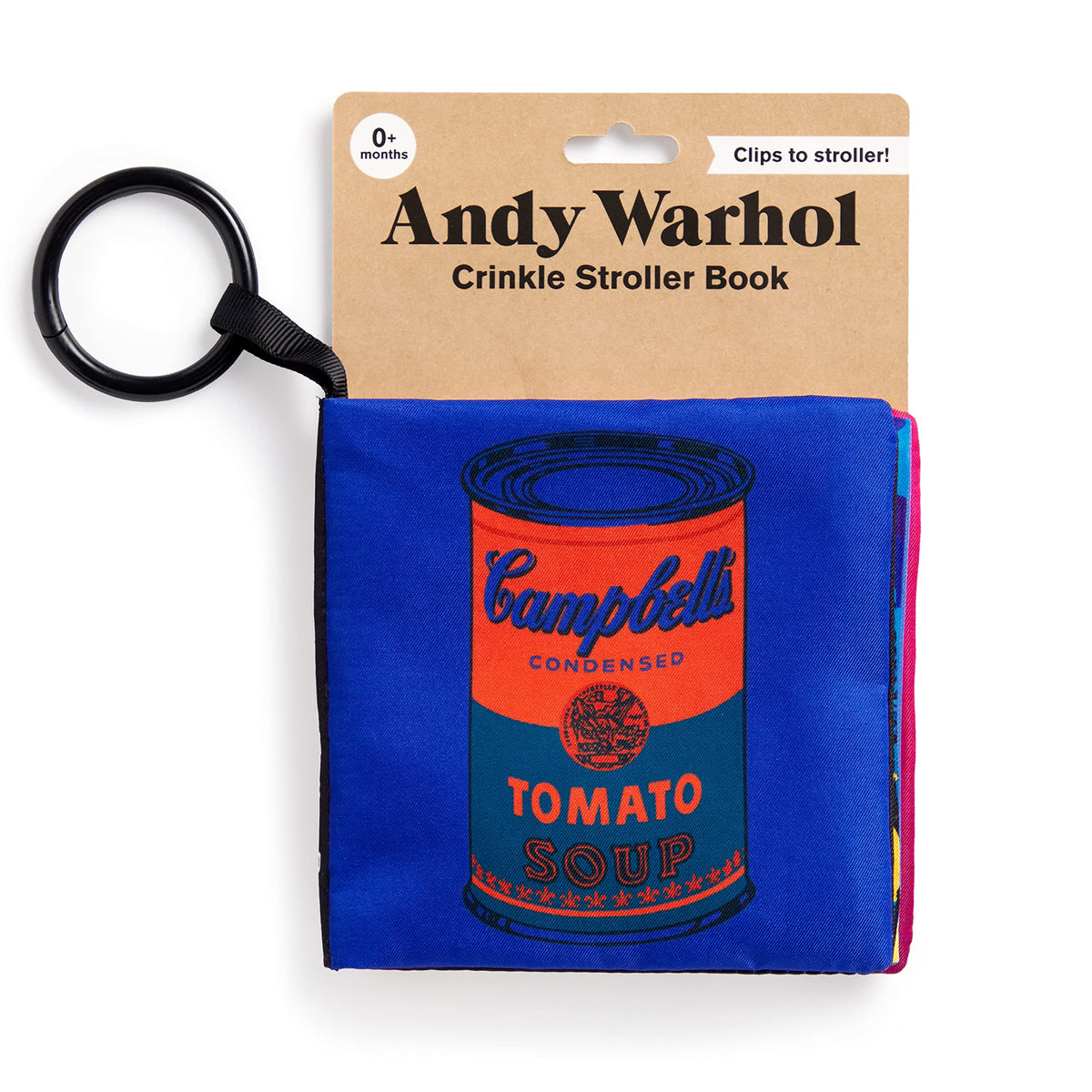 Crinkle Stroller Book - Andy Warhol