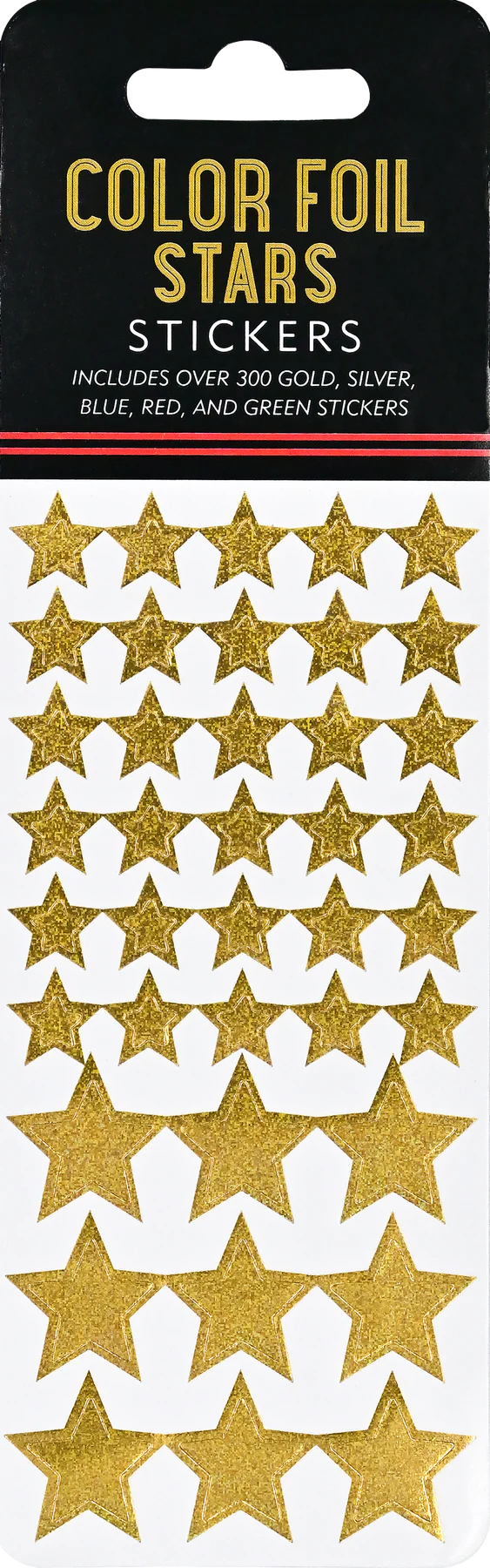 Color Foil Stars Stickers