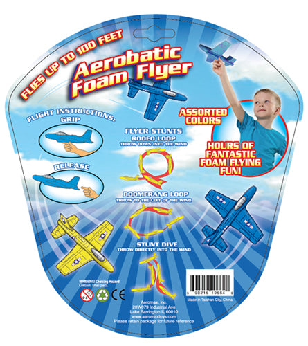 Aerobatic Foam Flyers Asst