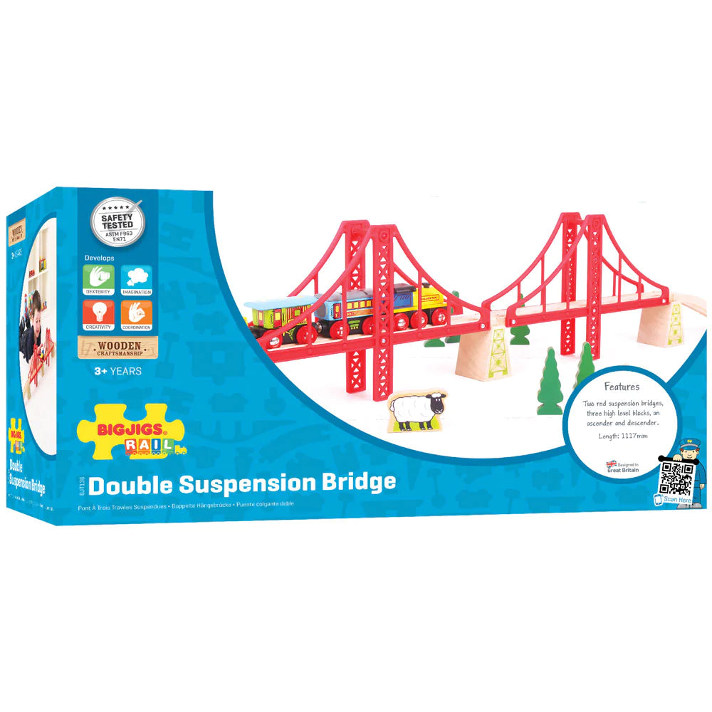 Double Suspension Train Bridge