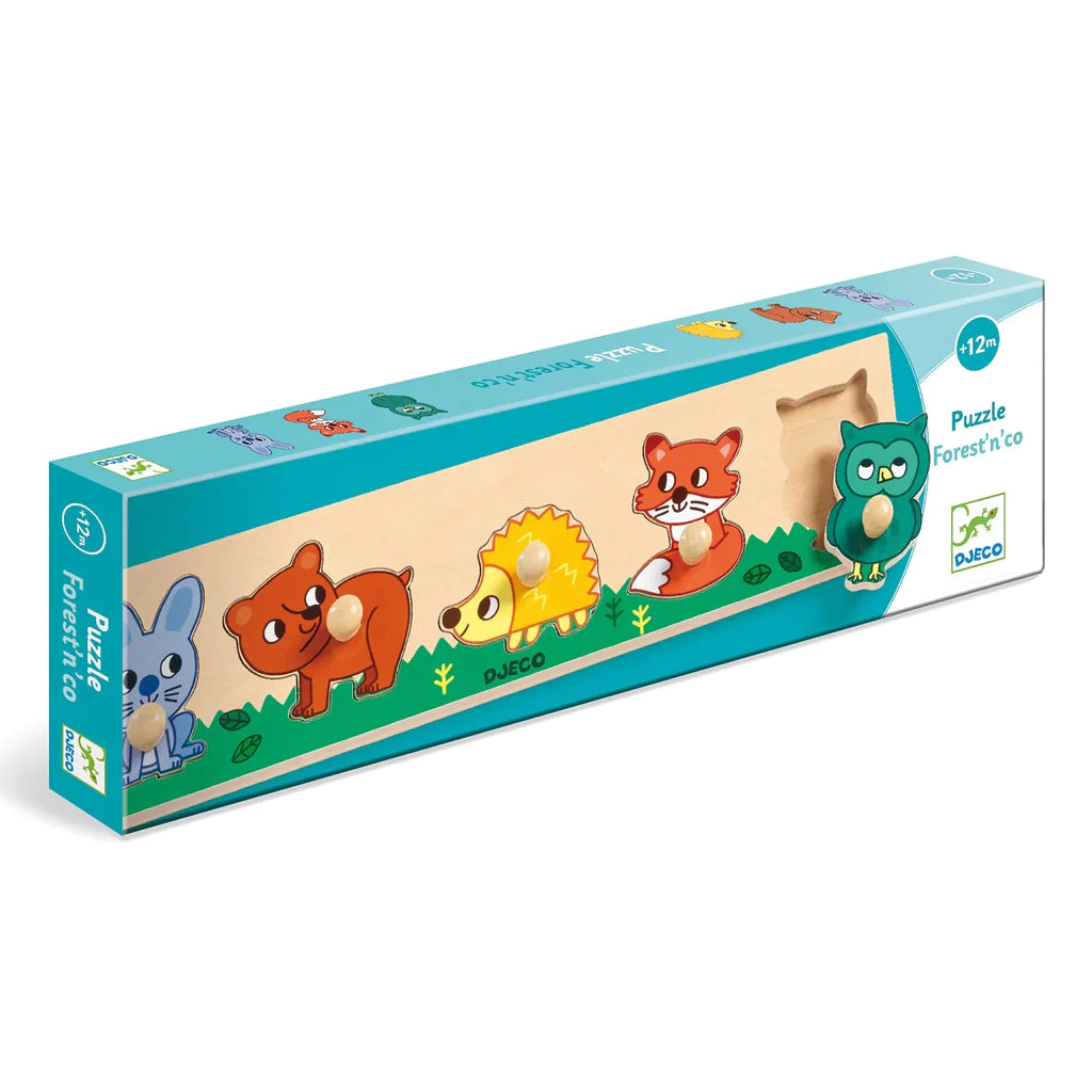 Wooden Puzzle Forest N Co 12m+
