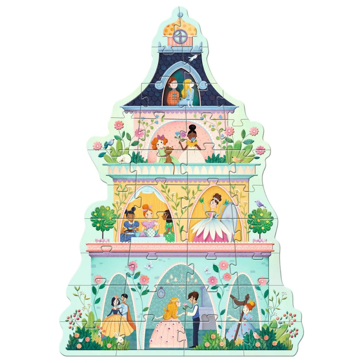 Giant Princess Tower Puzzle 36 Pieces