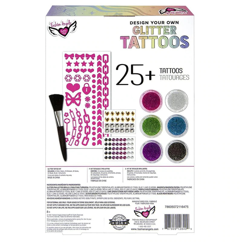 Design Your Own Glitter Tattoos - West Side Kids Inc