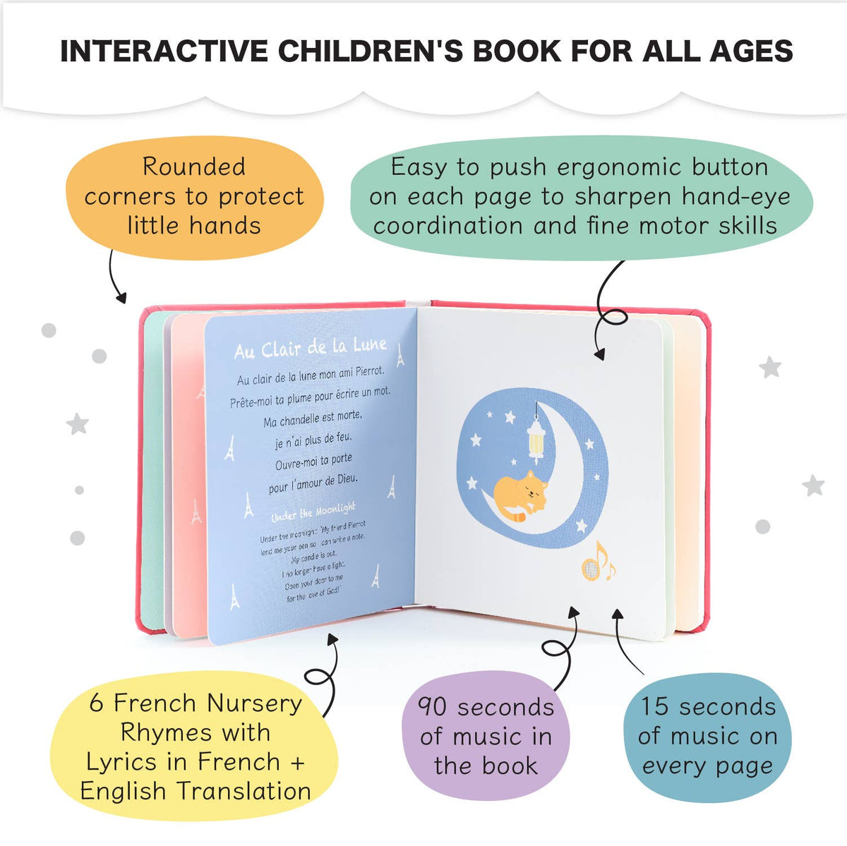 French Nursery Rhymes Board Book