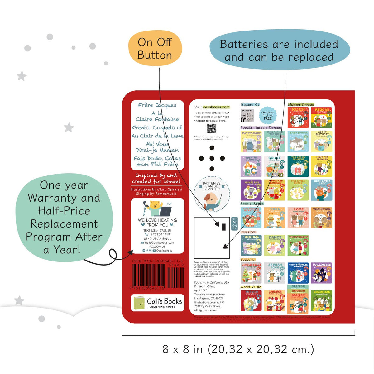 French Nursery Rhymes Board Book