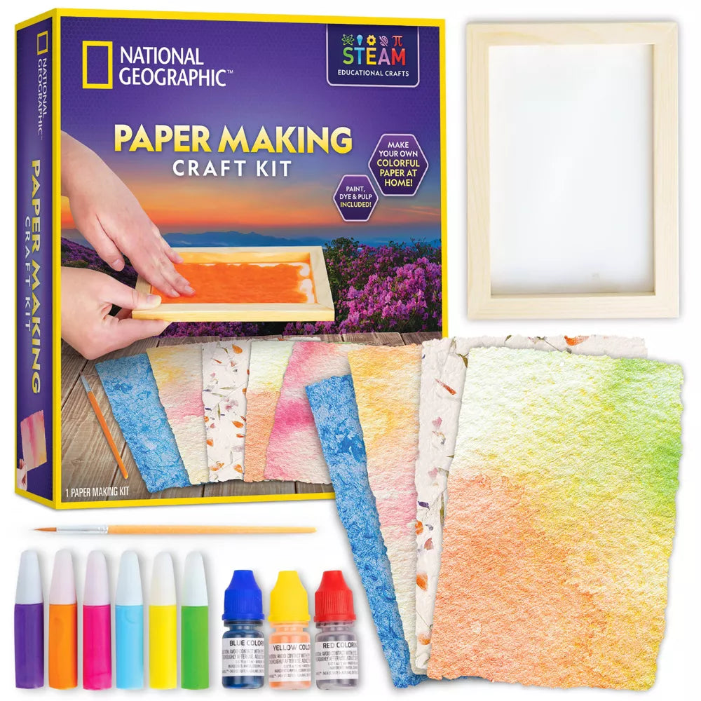 National Geographic Paper Making Craft Kit