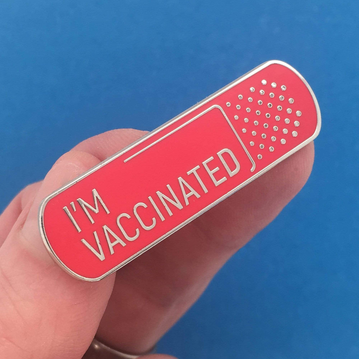 I&#39;m Vaccinated Band-aid Pin