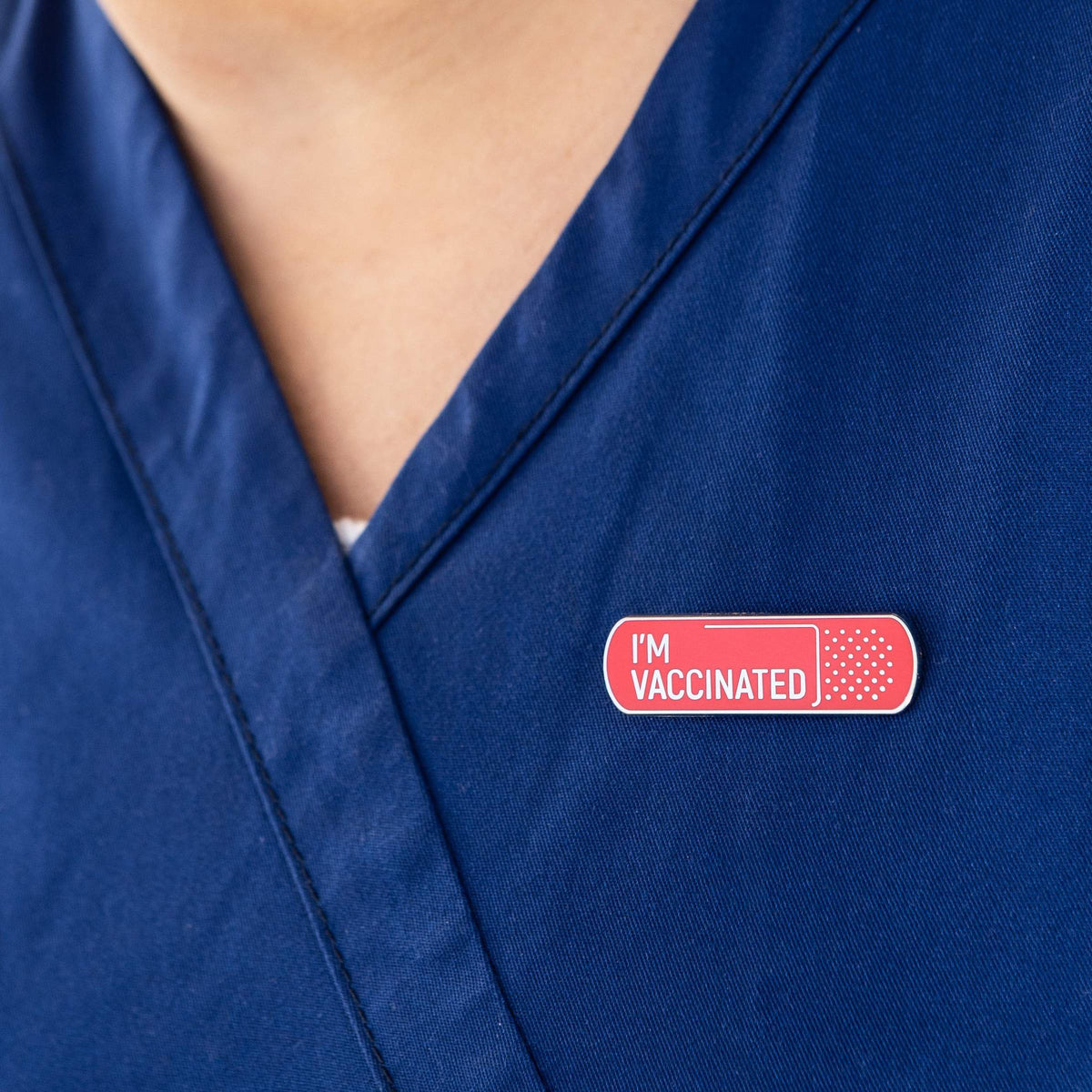 I&#39;m Vaccinated Band-aid Pin