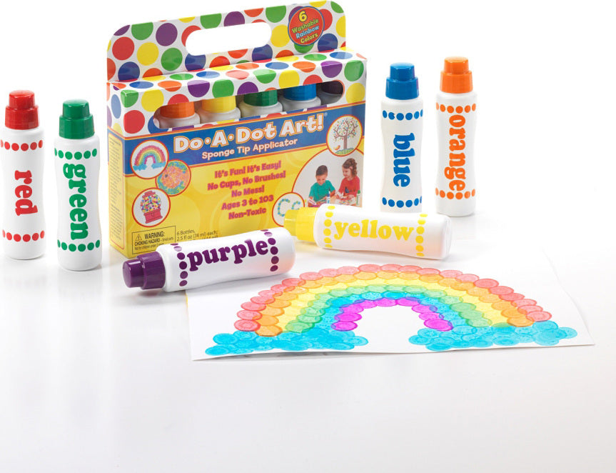 Do-A-Dot Markers 6-pk Rainbow [Washable]