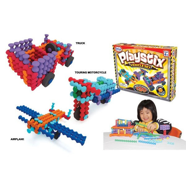 Playstix Vehicle Set - 130 pieces