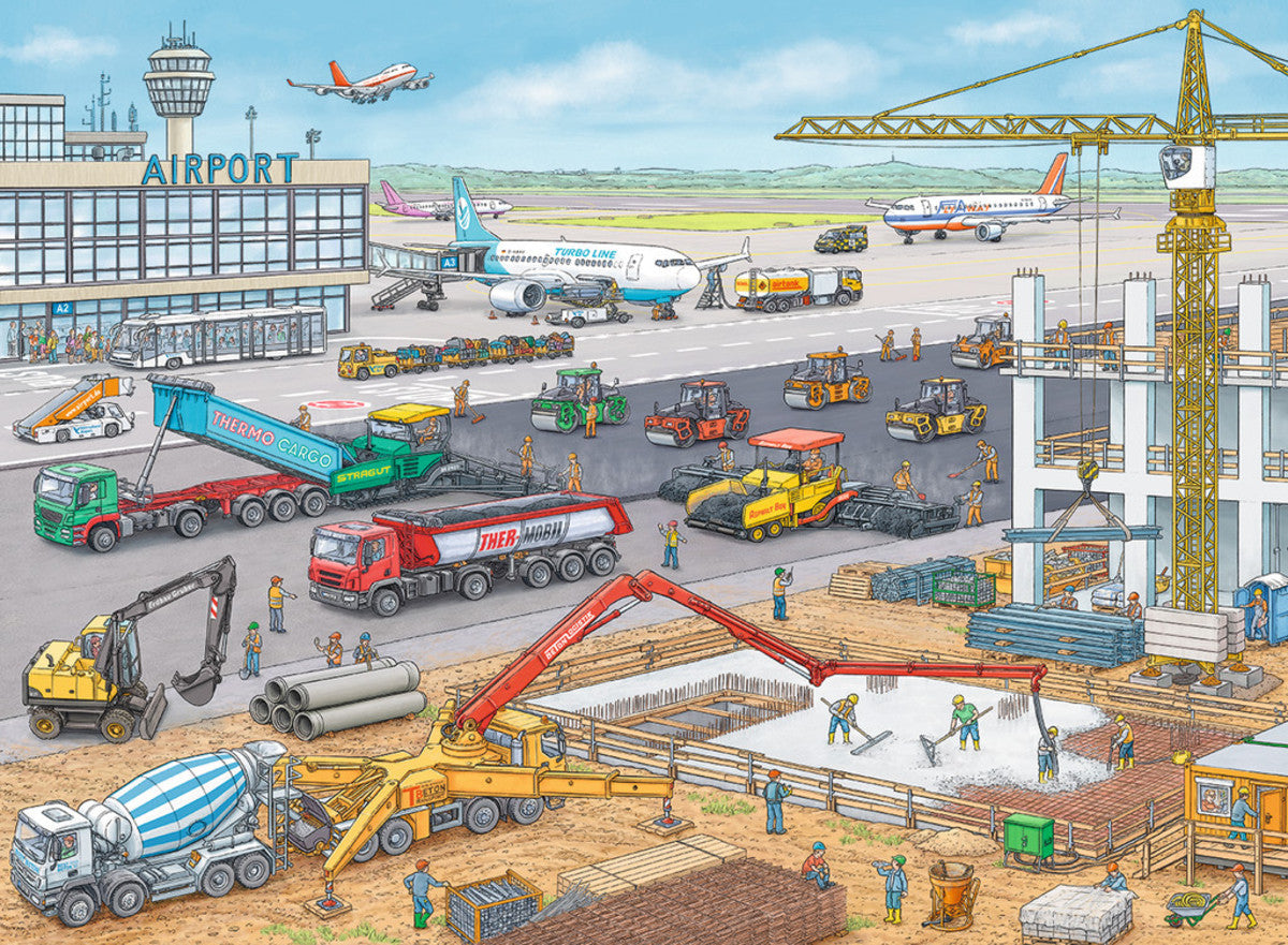 Construction at the Airport Puzzle (100 pc)