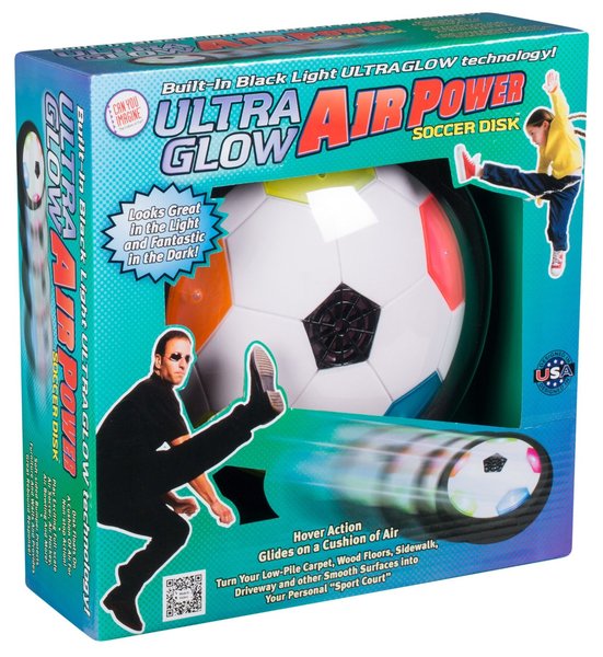 Glowing Air Powered Soccer Disk