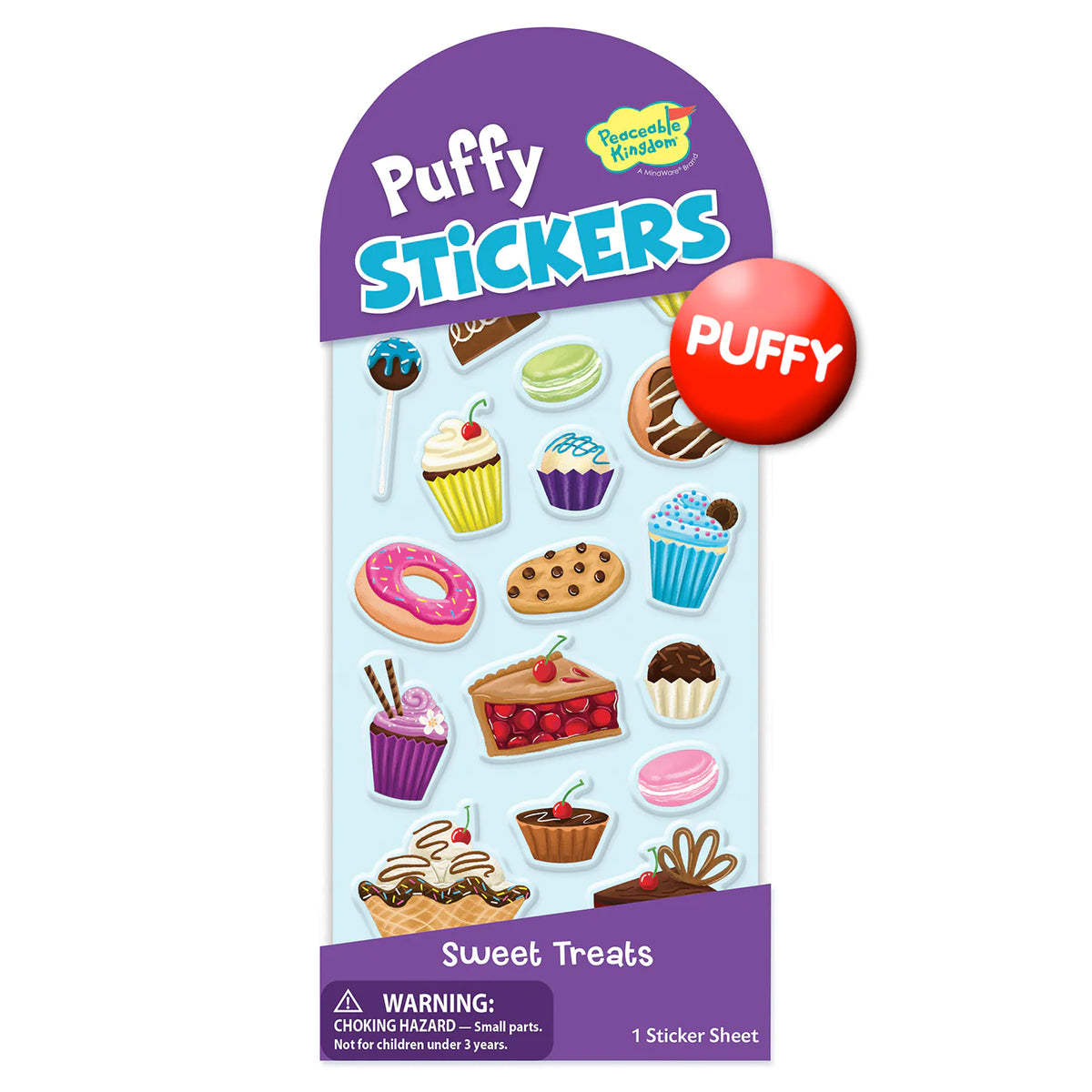 Sweet Treats Puffy Stickers