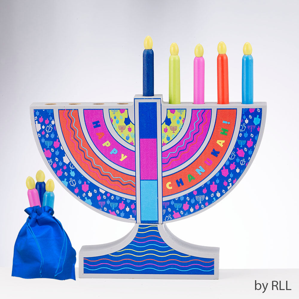 My Play Wood Menorah