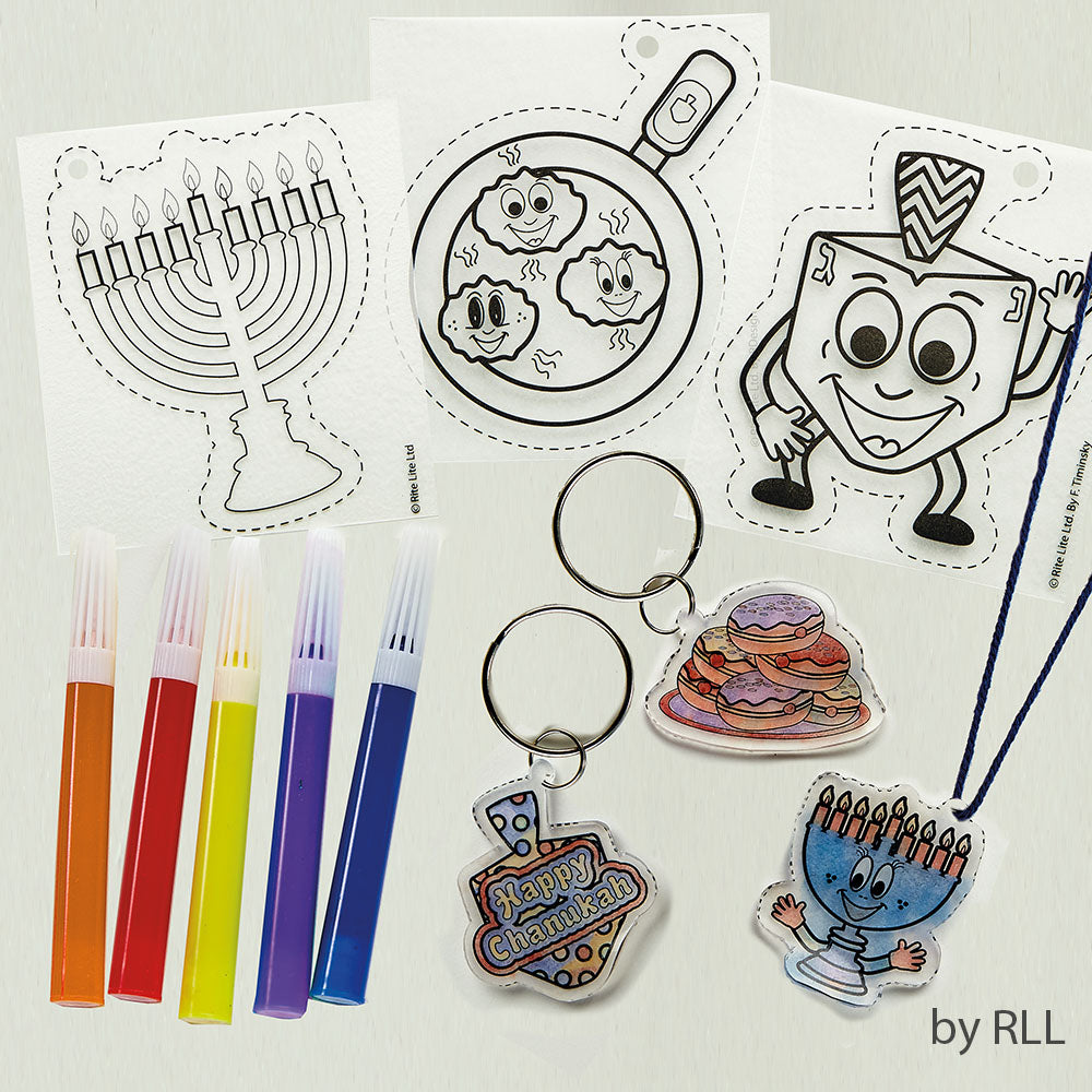 Chanukah Shrink Art Kit