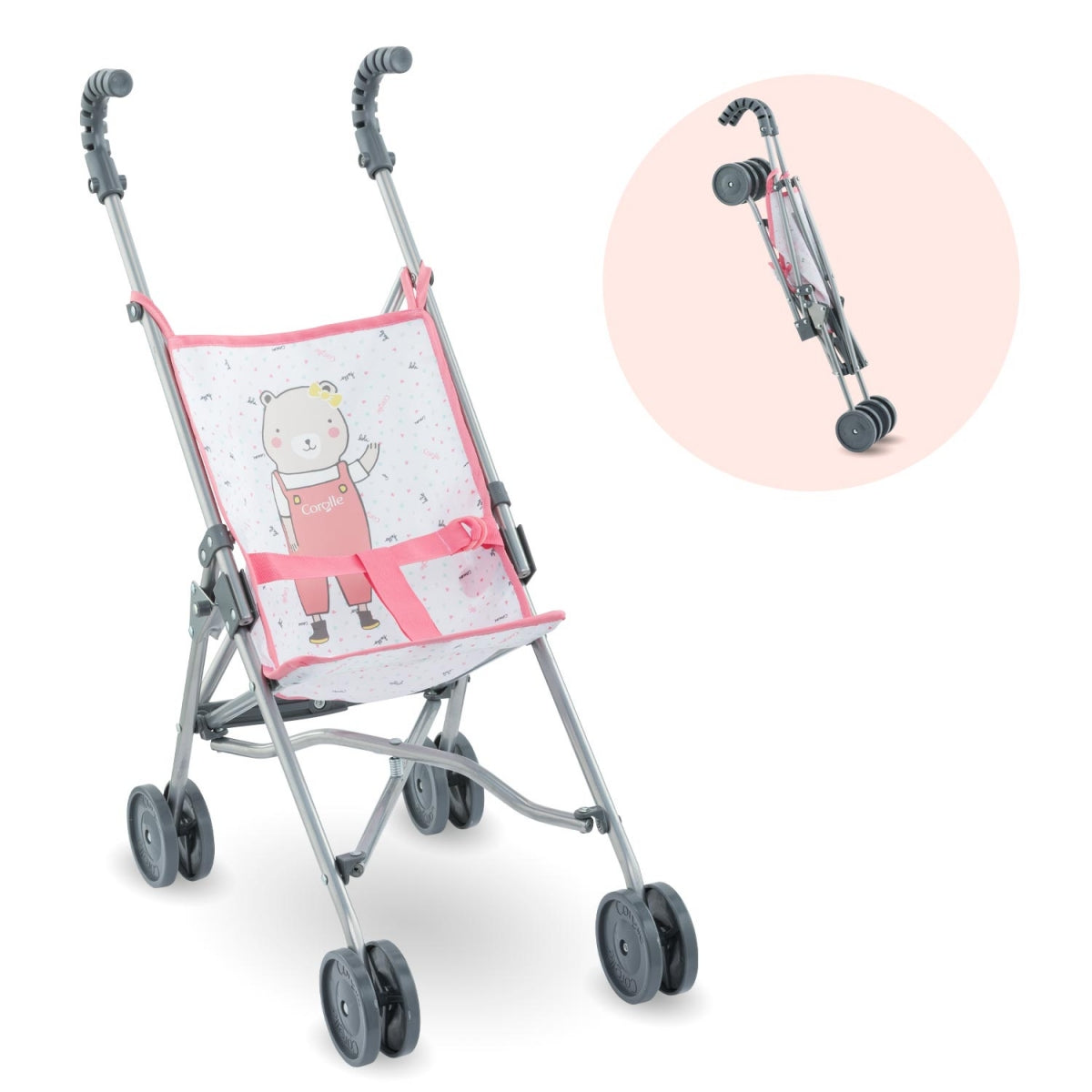 Doll Umbrella Stroller - Pink