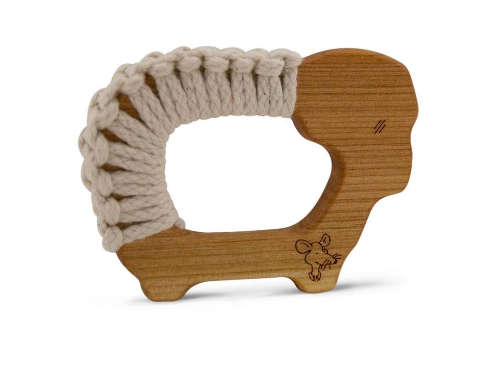 Cherry &amp; Cotton Sheep Teether