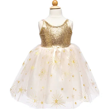 Golden Glam Party Dress
