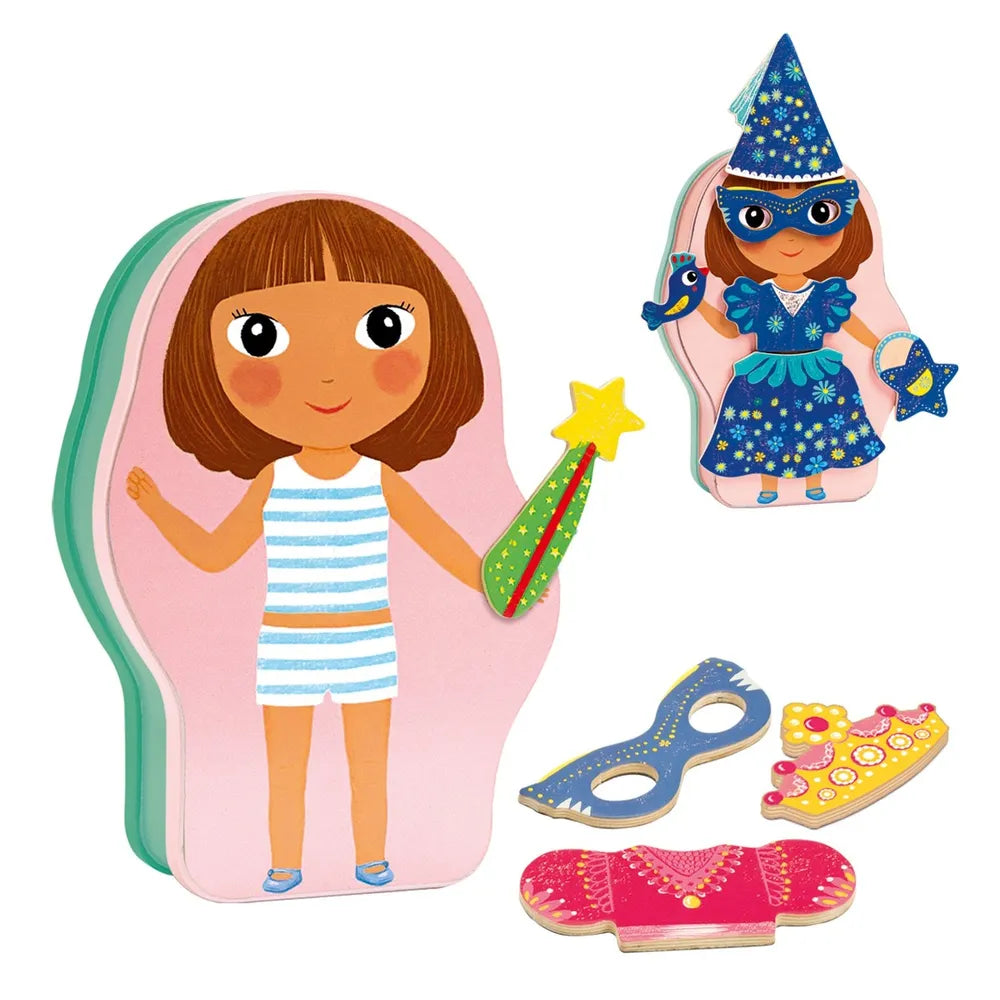 Magnetic dress up dolls tin new arrivals
