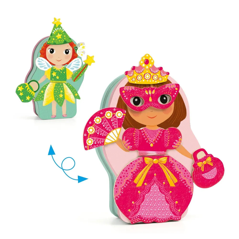 DJECO Belissimo Magnetic Dress-Up Tin