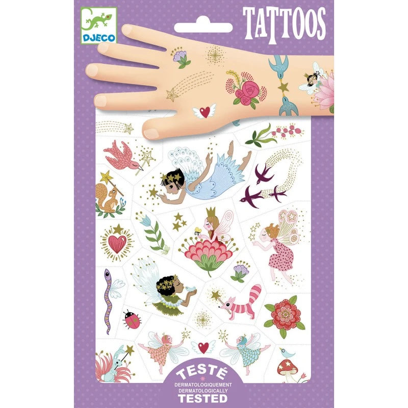 Djeco Tattoos Fairy Friends 50+